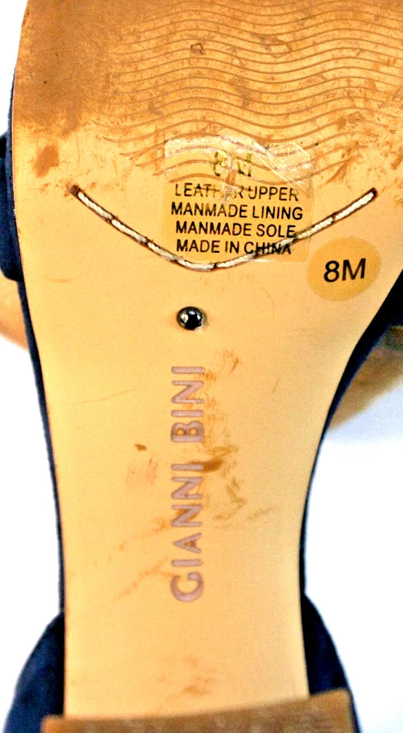 💙 Step Up in Navy – Gianni Bini Block Heel Sandals - 8M💙