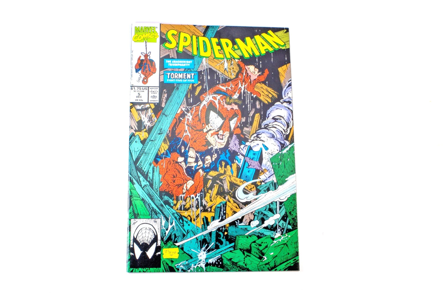 Spider-Man #5 (1990, Marvel) Torment Part 5 of 5 — McFarlane Classic Finale! 💥