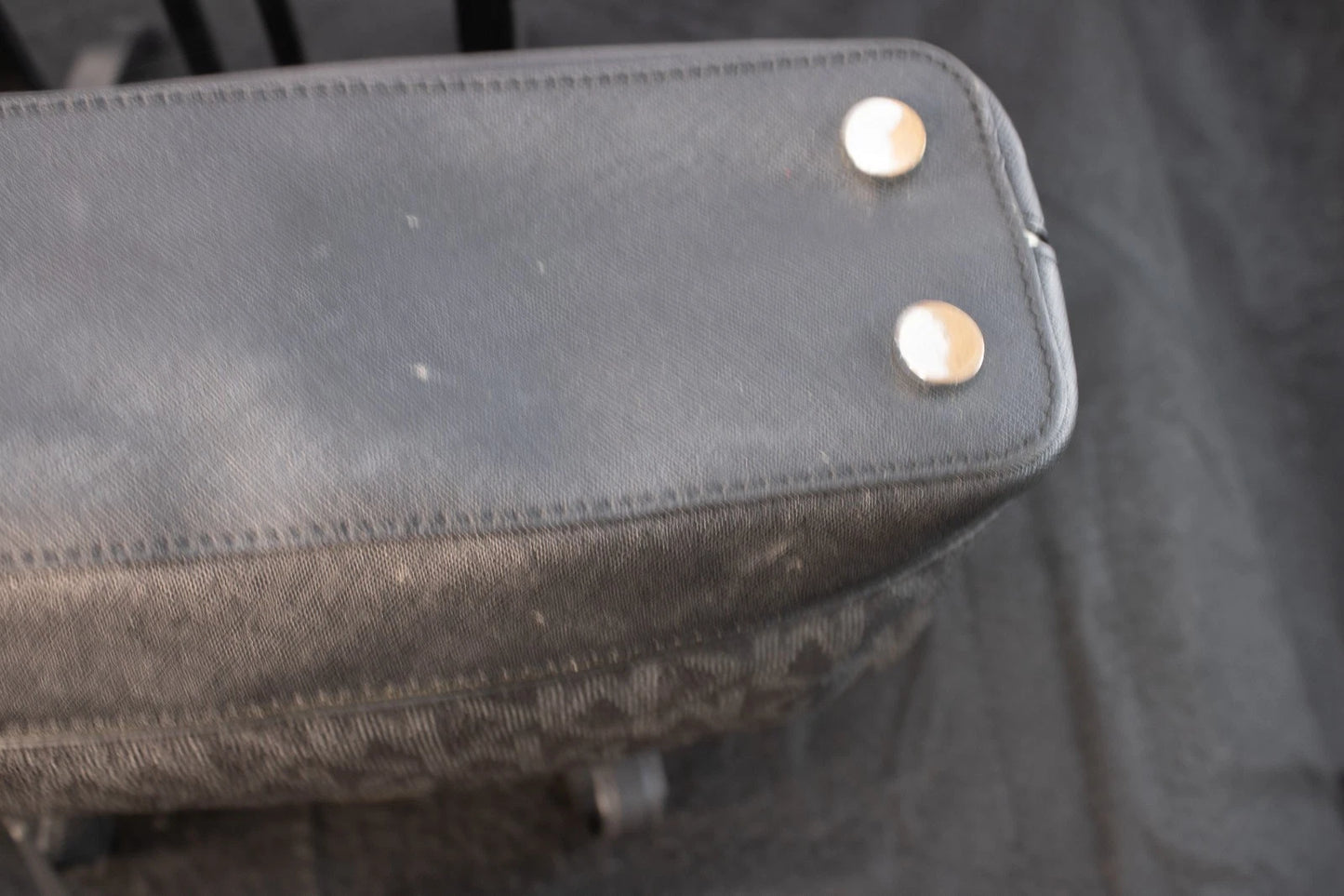 ✨ Michael Kors Jet Set East West Top-Zip Tote – Black MK Signature Canvas