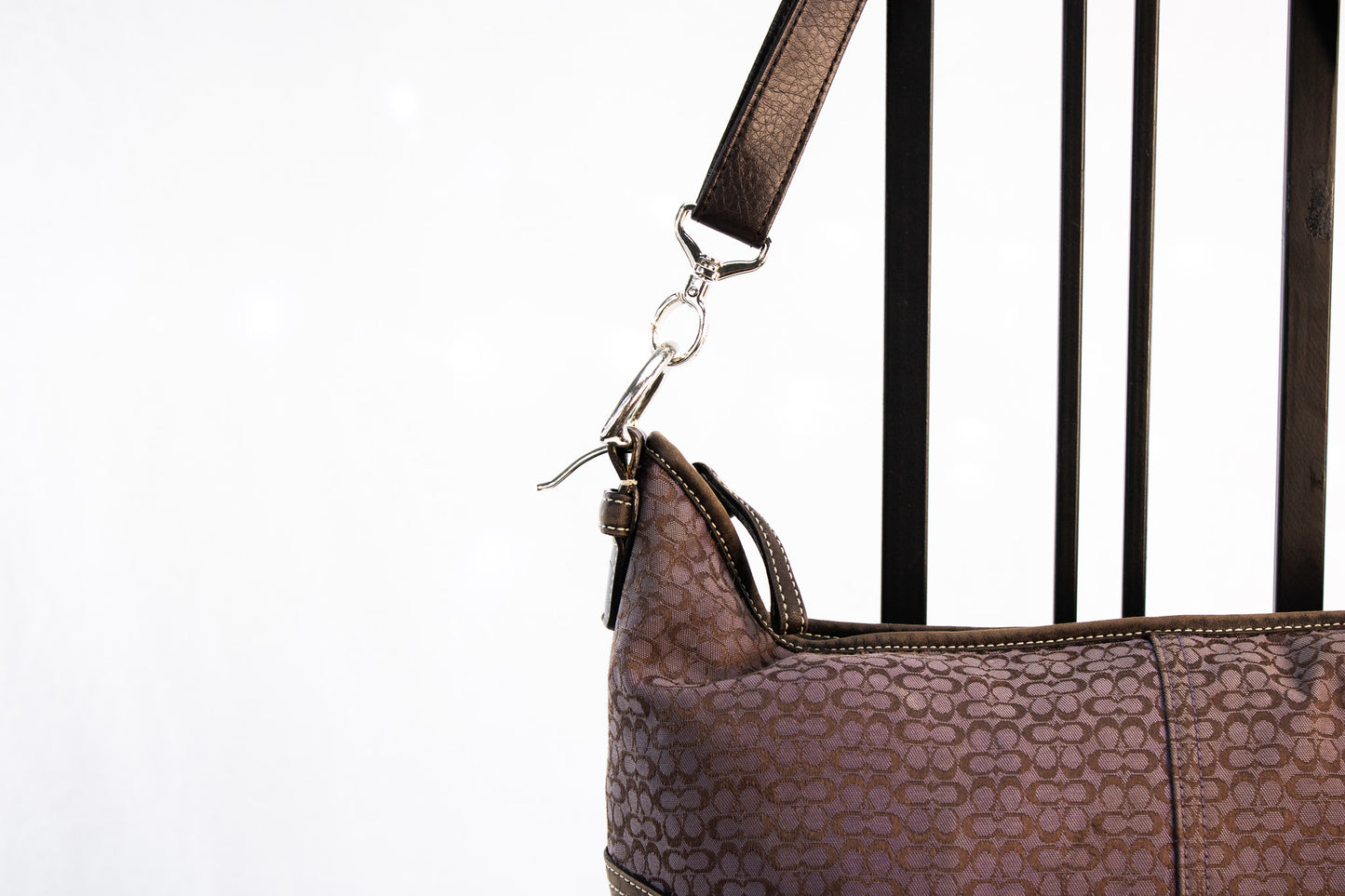 Michael Kors Orange Leather Tassel Crossbody Bag with Chain Strap