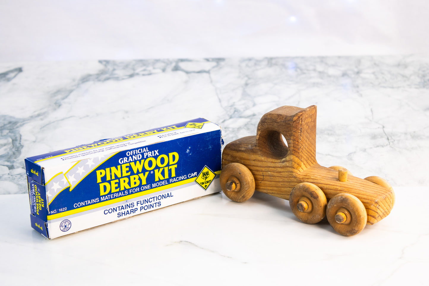 Wooden Toy Car Handmade & Pinewood Derby Kit Cub Scouts