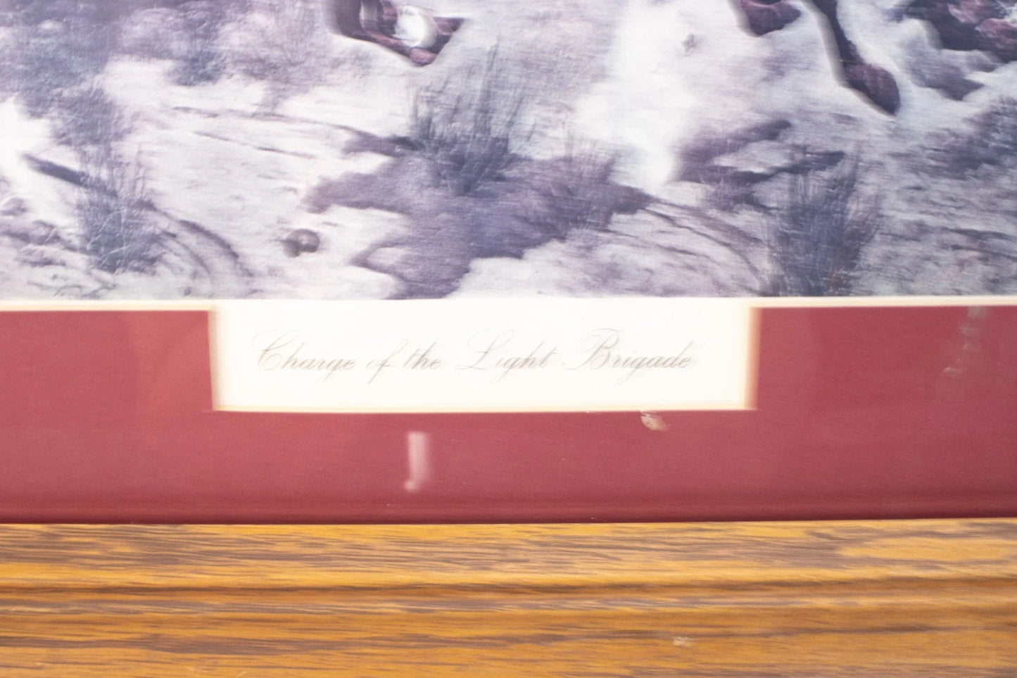 “CHARGE OF THE LIGHT BRIGADE” – CHEVRON HISTORY SERIES NO. 15 – FRAMED MILITARY