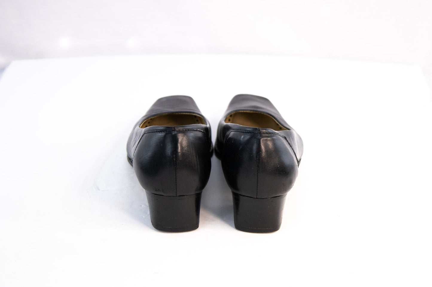 Rangoni Firenze Black Leather Pumps | Women’s Size 8 AA | Made in Italy
