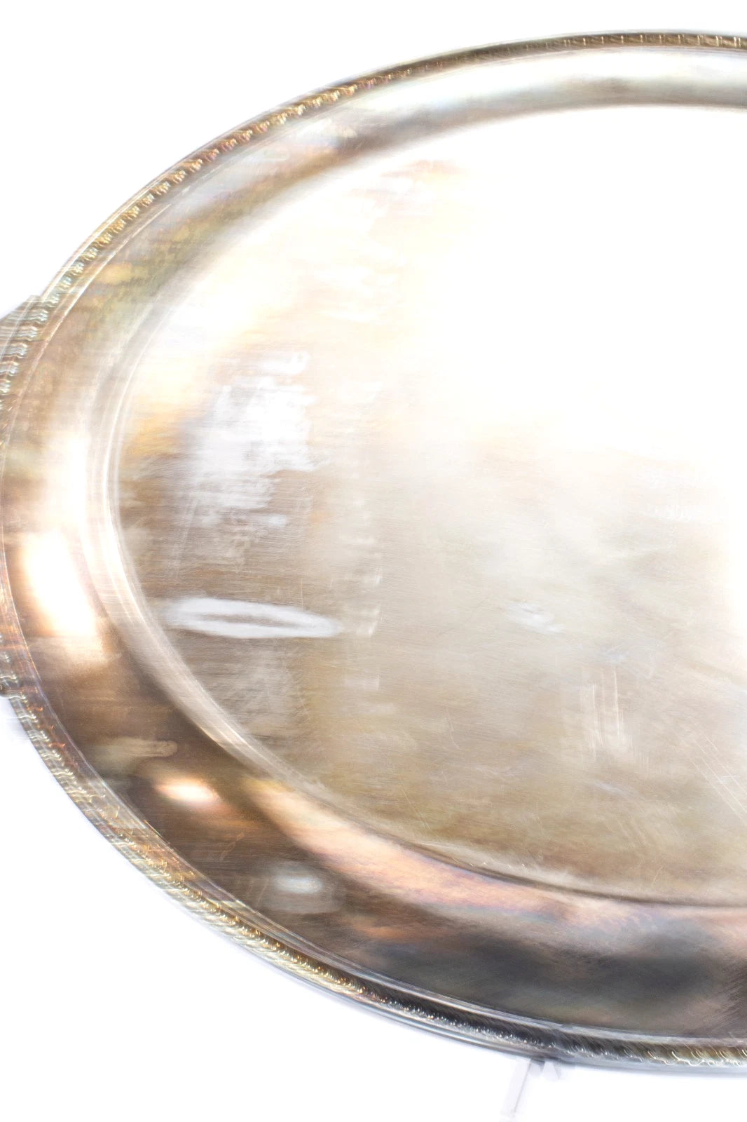 1978 Mountain Bell 30-Year Service Silverplate Tray | Maxine L. Travis Award Pie