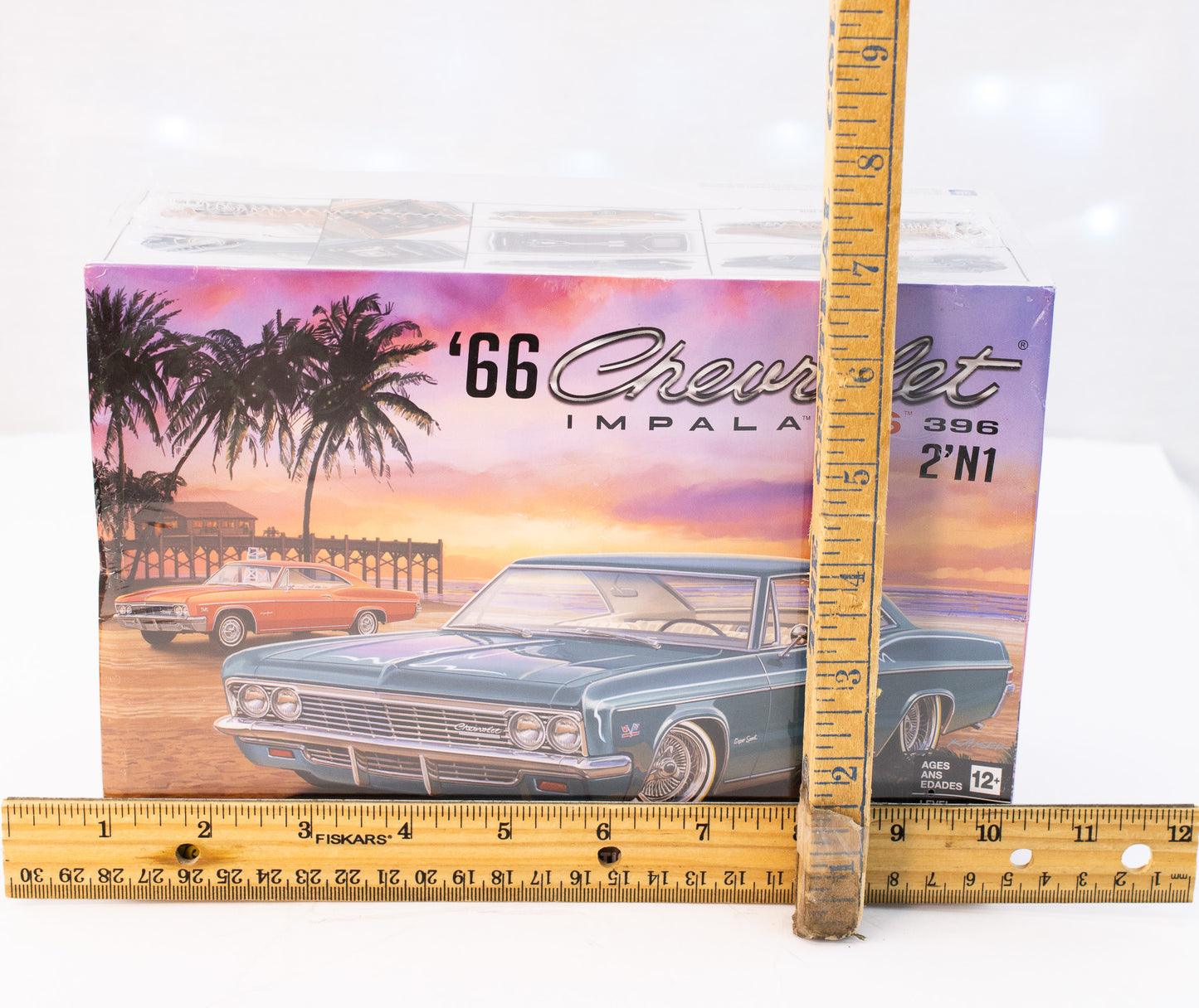 Vintage Revell ’66 Chevrolet Impala SS 396 Model Kit – 1:25 Scale – New in Box