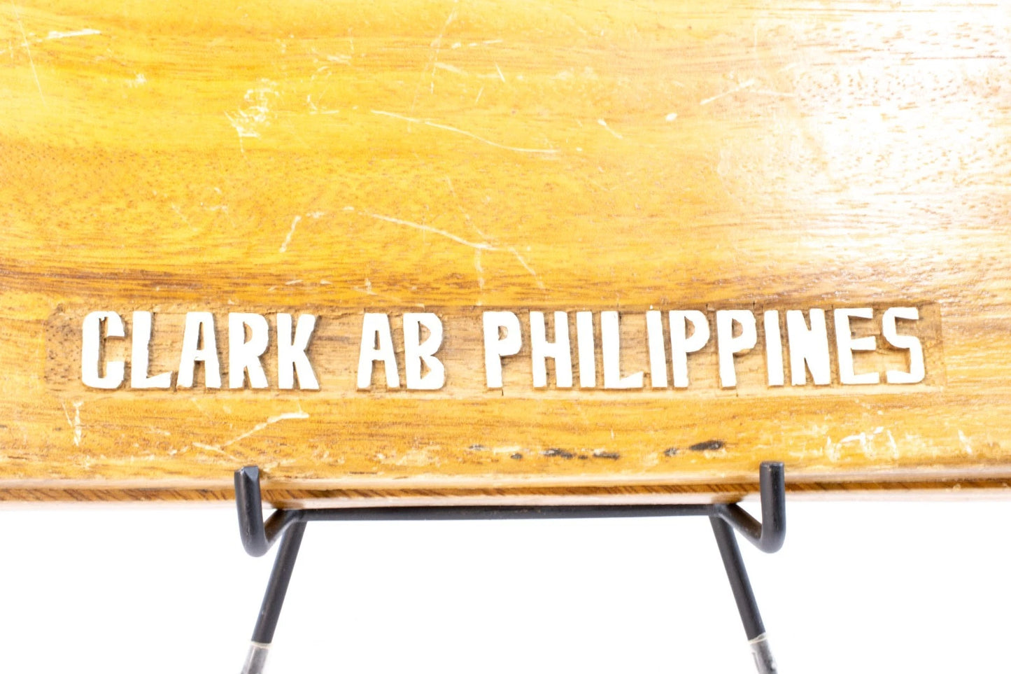 N.C.O. Wives Club Hand-Carved Serving Tray — Clark Air Base, Philippines 🇵🇭 19