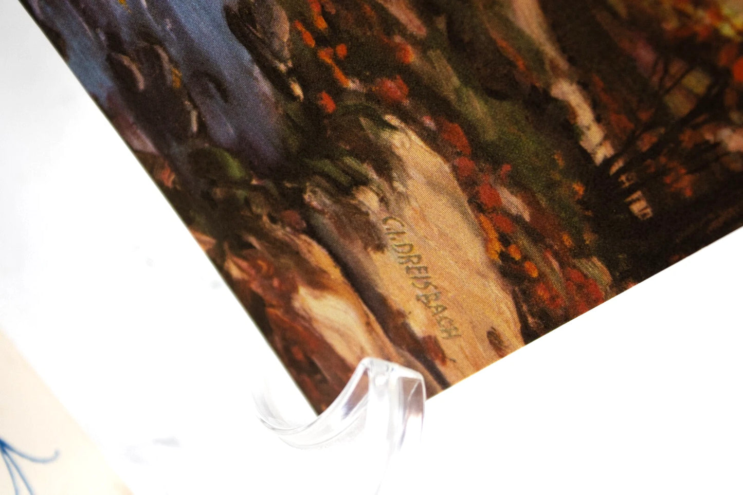 Set of 4 Vintage Matte Art Prints by C.L. Dreisbach – Seasons Creek Forest Land