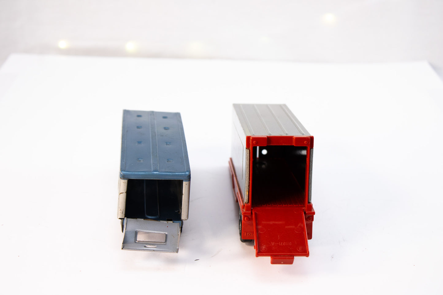 Vintage Toy Truck Trailer Lot | Tonka, Produce Van & Mid-Century Tin Haulers