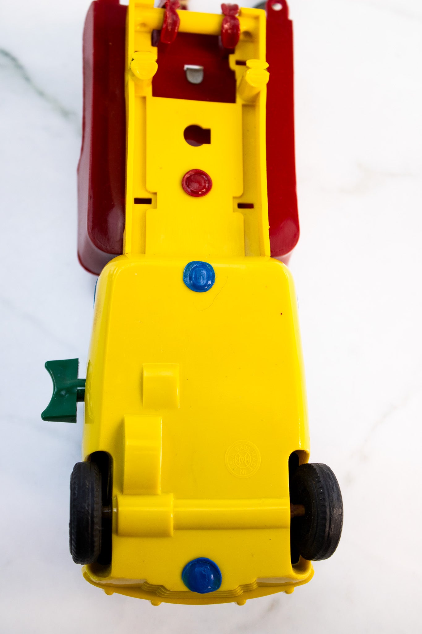 Vintage Plastic Toy Car Truck Lot ACME Lindberg VW Beetle Trailer Toys