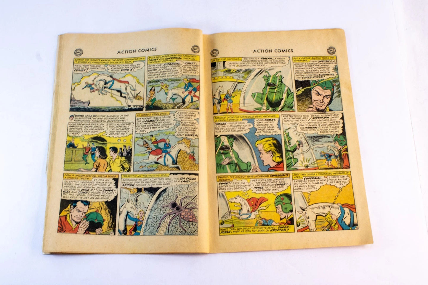 Vintage Superman & Action Comics Lot – 3 Issues (1960s Silver Age DC Comics) –