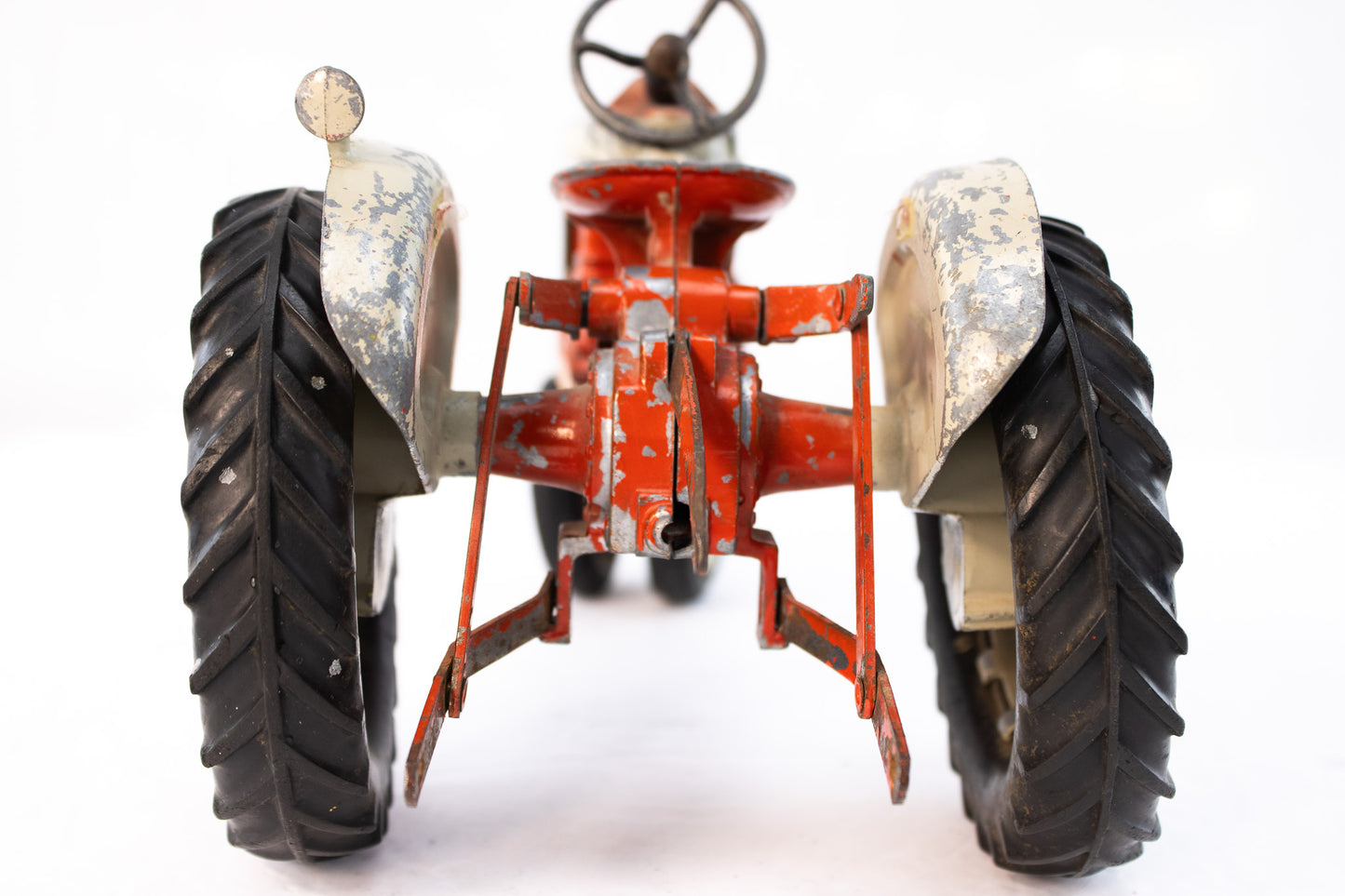 Vintage Hubley Cast Iron Ford Tractor Toy | 1940s Farm Collectible