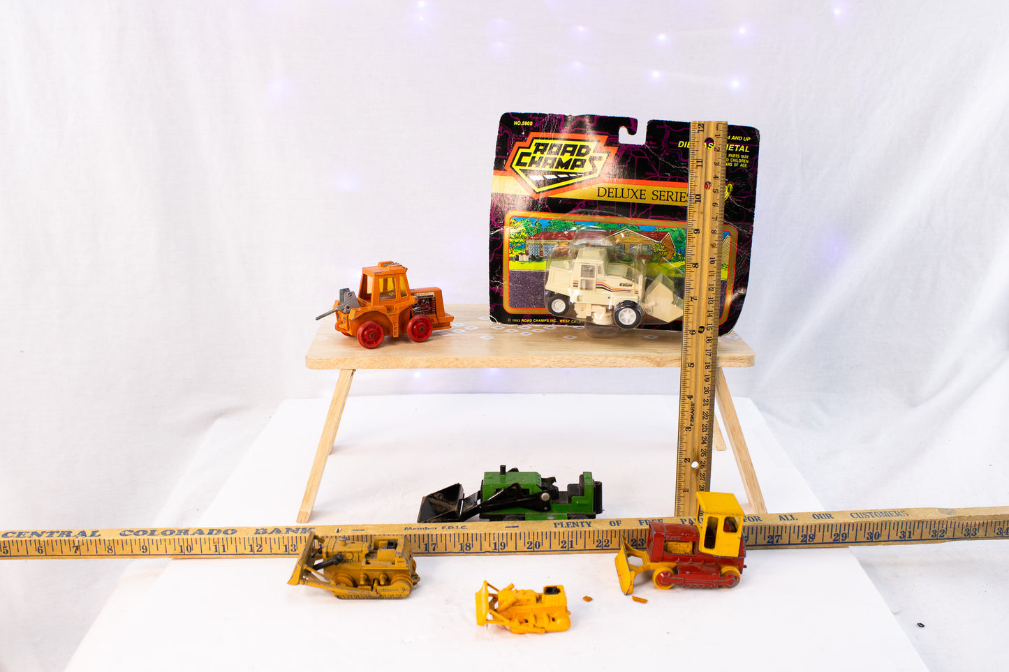 Vintage Construction Toy Lot | Bulldozers & Crawlers | Mixed Die-Cast Vehicles