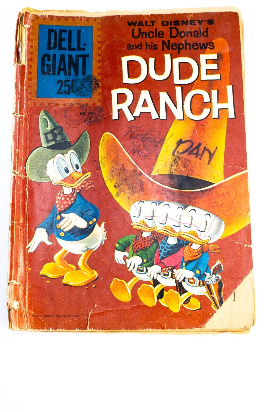 Lot of 3 Walt Disney Dell & Gold Key Comics – Donald Duck & Nephews – 1961–66 Vi