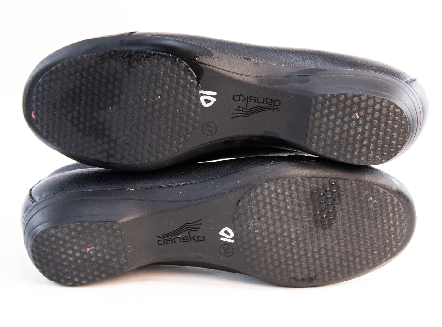 Dansko Black Leather Professional Comfort Slip-On Shoes – Women’s 8.5 (EU 39)