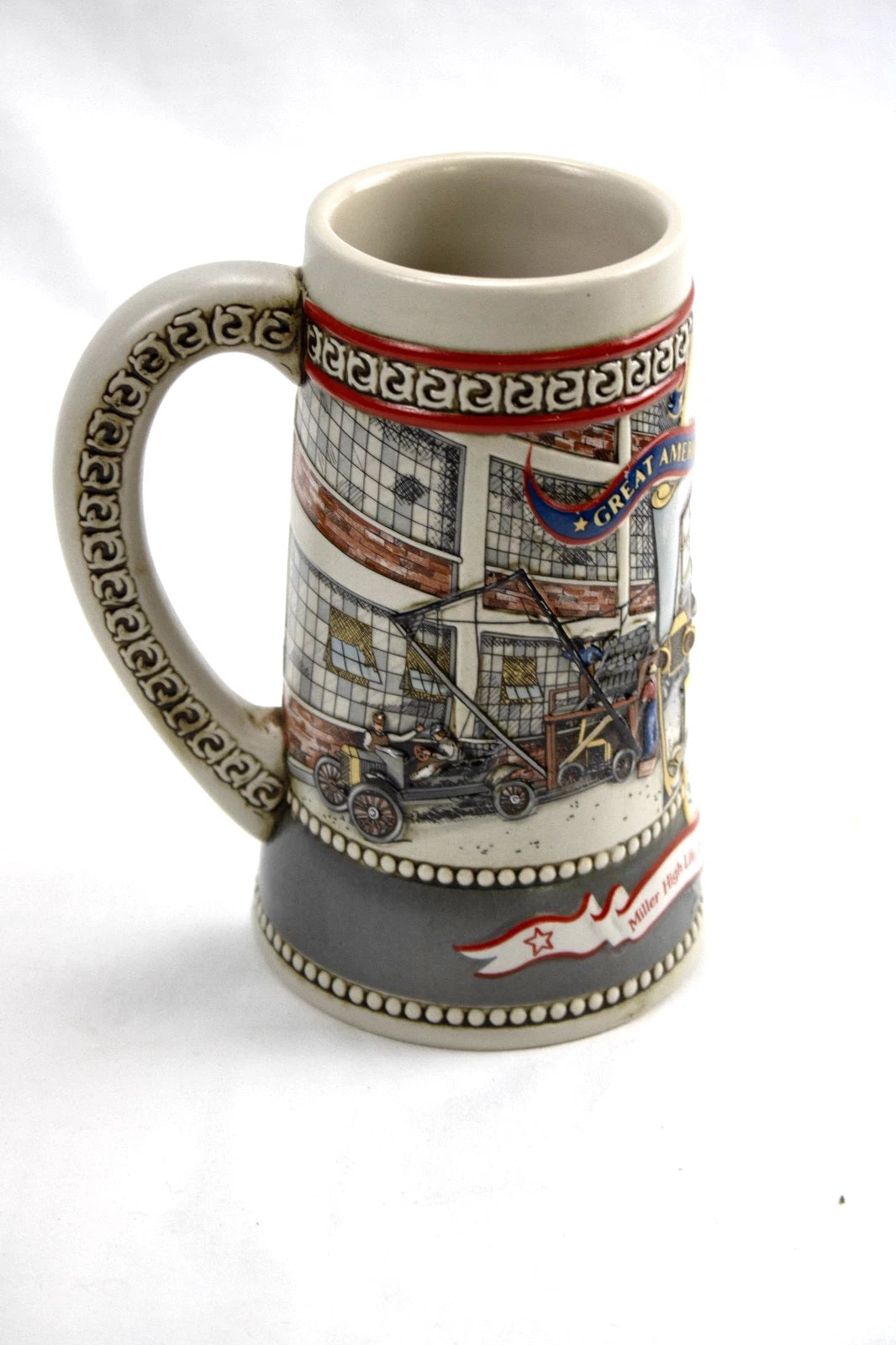 Vintage 1987 Miller High Life Model T Beer Stein | Series #2 Great American