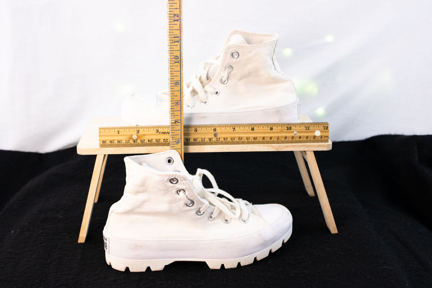 Converse Chuck Taylor All Star Lugged Hi White Womens 6 EU 36.5