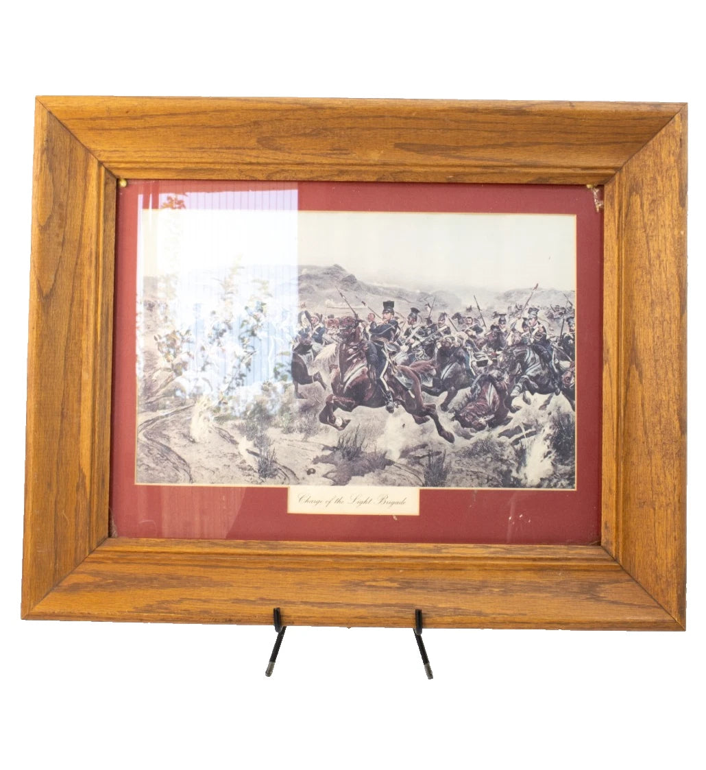 “CHARGE OF THE LIGHT BRIGADE” – CHEVRON HISTORY SERIES NO. 15 – FRAMED MILITARY