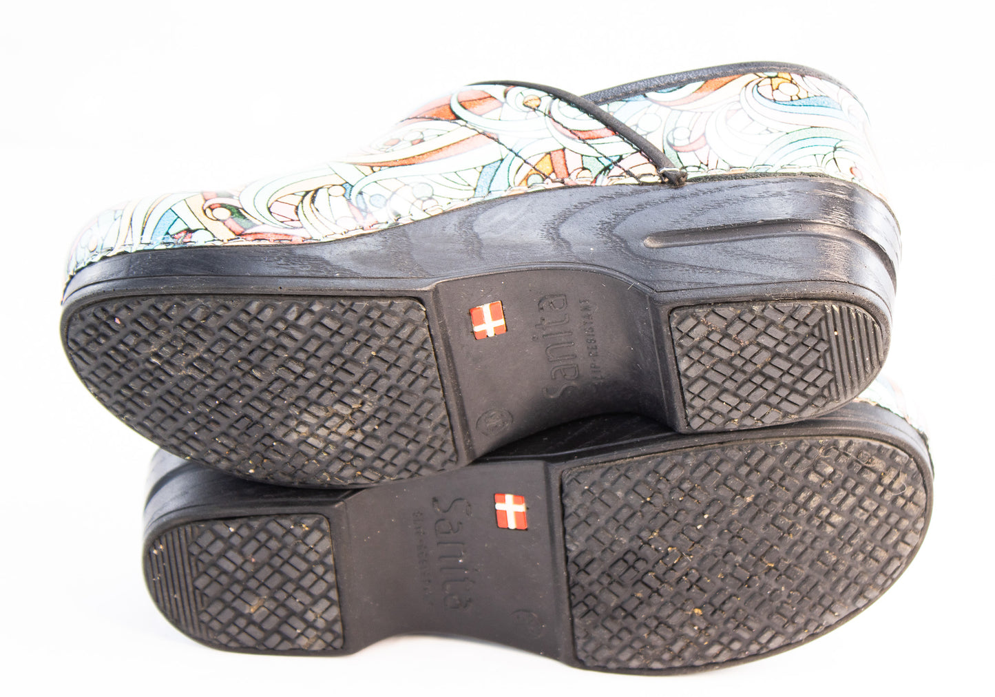 Sanita Slip Resistant Clogs EU 36 – Psychedelic Swirl Work Shoes