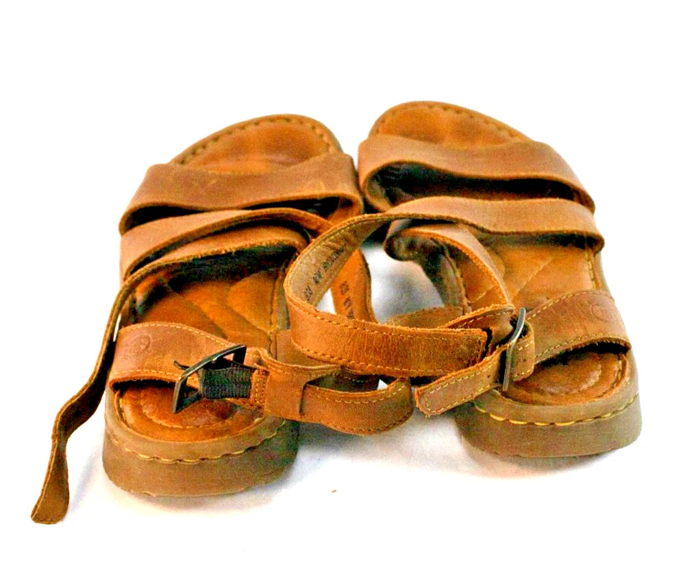 Born Women’s Size 8 EU 39 Brown Leather Strappy Sandals