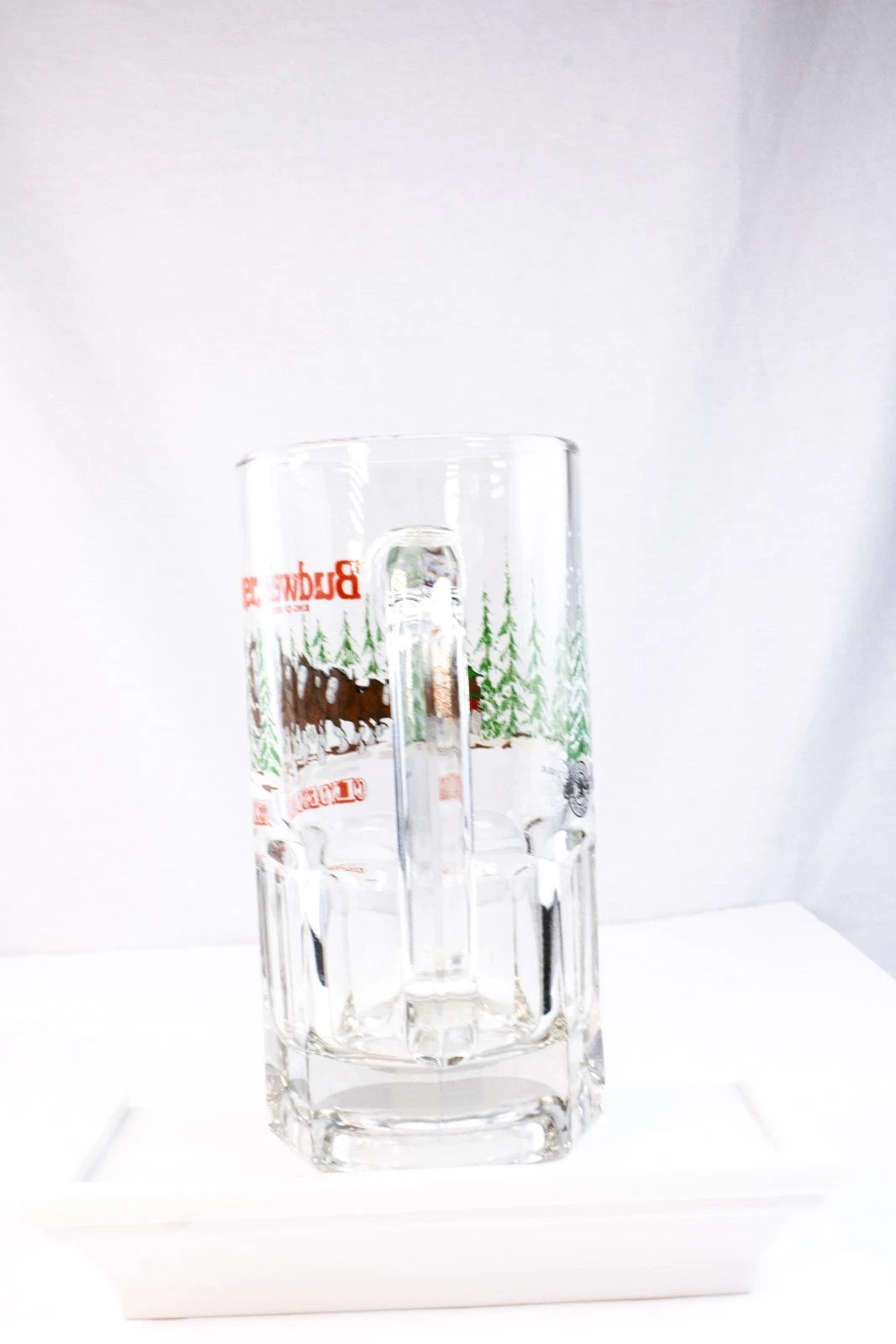 1989 Budweiser Clydesdales Beer Mug – Official Anheuser-Busch Glass Stein