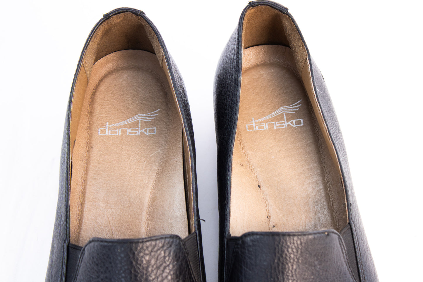 Dansko Black Leather Professional Comfort Slip-On Shoes – Women’s 8.5 (EU 39)