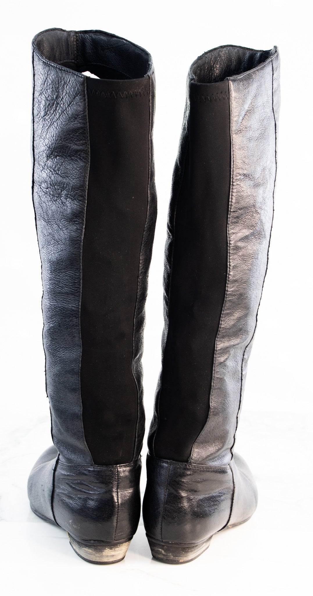 Tall Black Riding Boots - Womens Knee High Pull On Boots