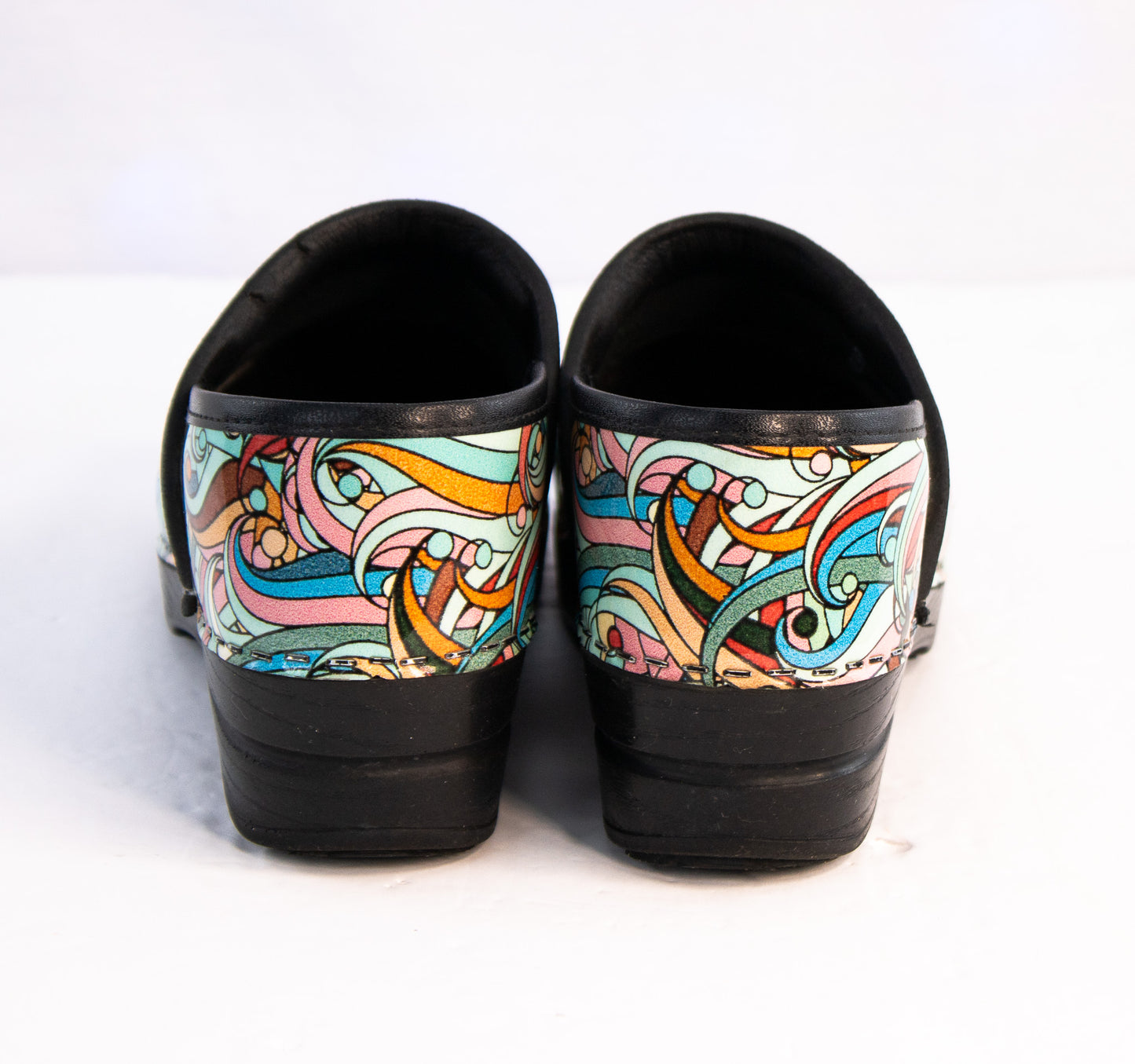 Sanita Slip Resistant Clogs EU 36 – Psychedelic Swirl Work Shoes
