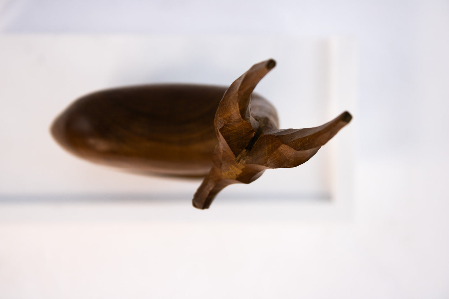 Vintage Hand Carved Kenyan Antelope Sculpture Wood SERRV Africa