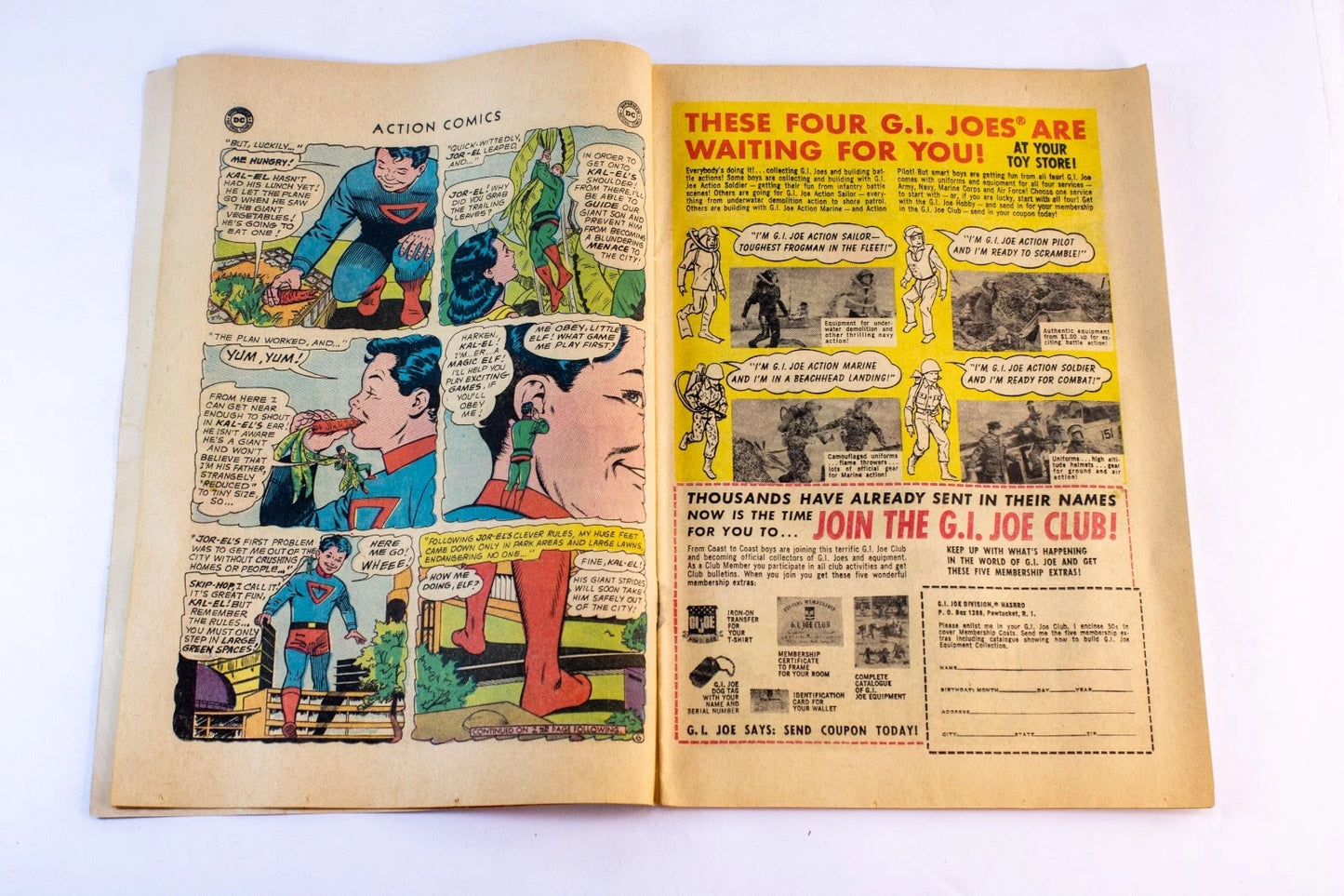 1965 Action Comics #325 – The Skyscraper Superman! – DC Silver Age Comic 12¢