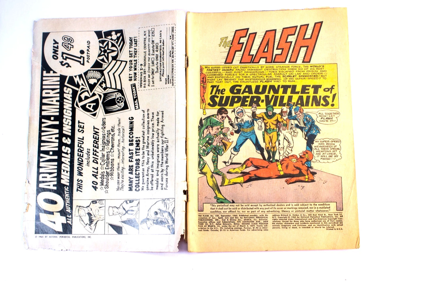 🔥 The Flash Comic Lot – #163 (Aug 1966) & #165 (Sept 1966) – DC Silver Age