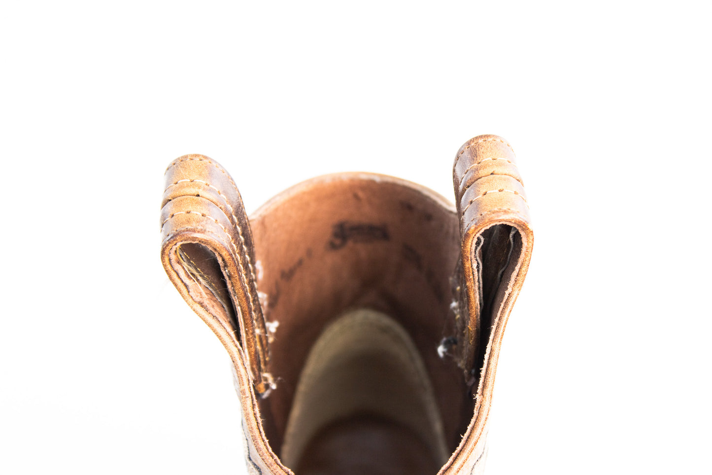 Justin Western Ankle Boots Women’s Size 8 Brown Leather Cowboy Short Boots
