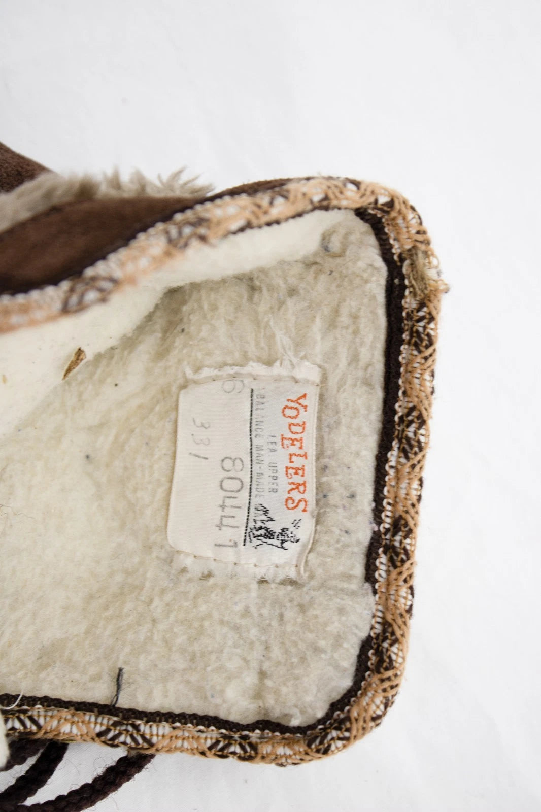 Vintage Yodelers Winter Boots | 1970s Faux Fur Suede Lace-Up Moccasin Boots |