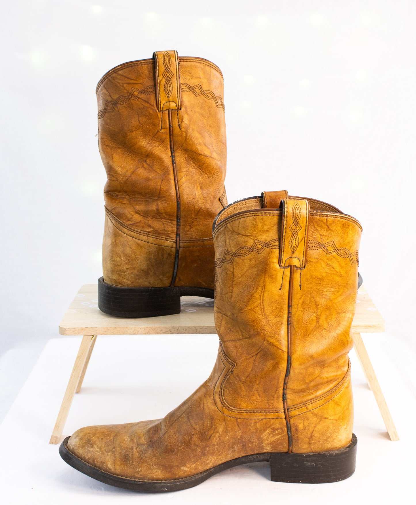 Vintage Justin Boots Western Cowboy Boots – Men’s 8.5 D