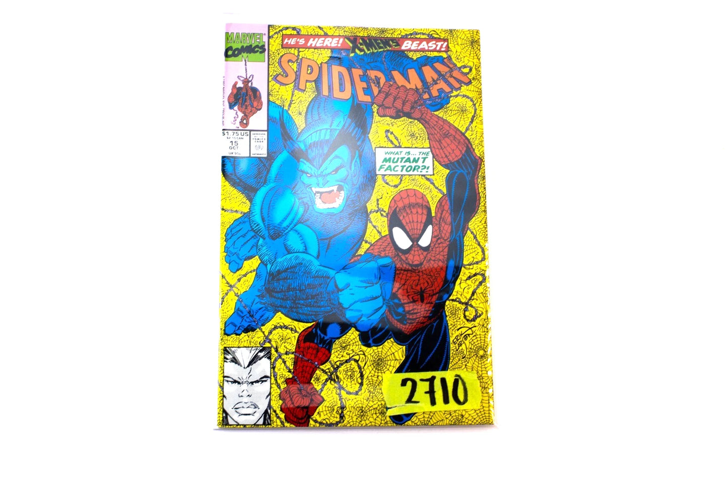 🔥 Marvel Comics Spider-Man #15 (1991) — X-Men’s Beast Crossover — The Mutant