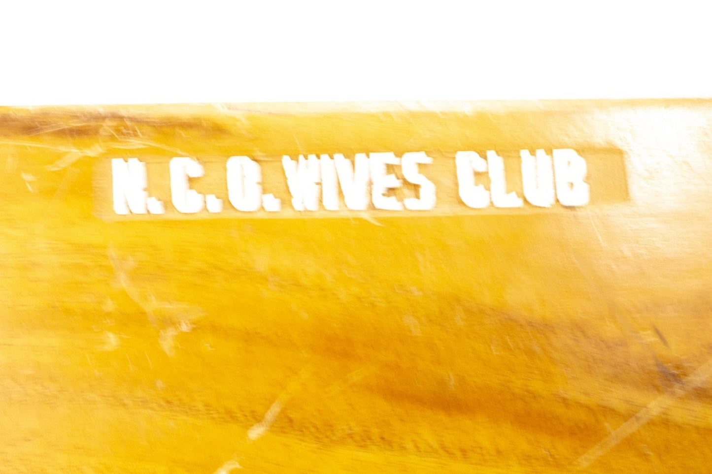 N.C.O. Wives Club Hand-Carved Serving Tray — Clark Air Base, Philippines 🇵🇭 19