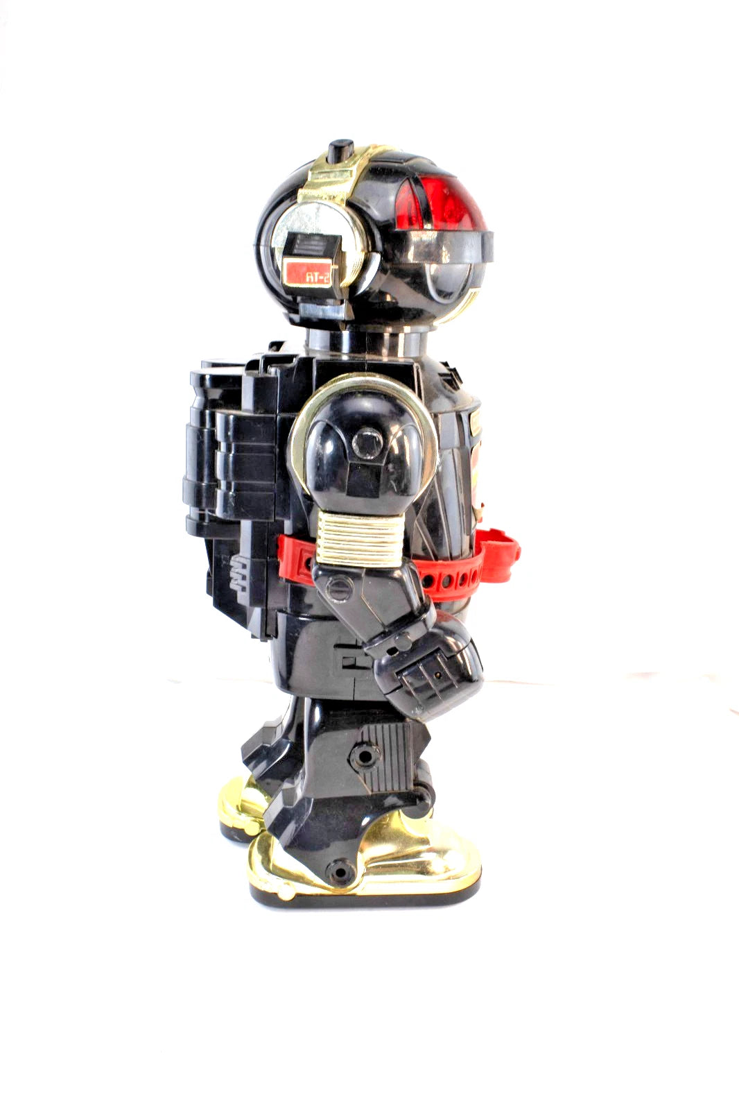 1980s MAGNATR MT-2 Code 2003 RT-24 Battery-Operated Robot – Black & Gold -No Gun