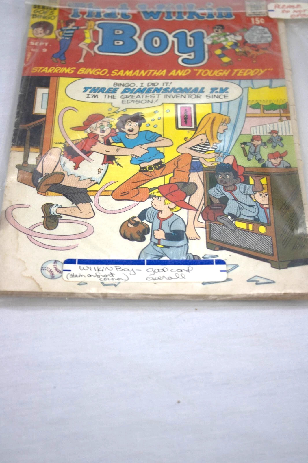 That Wilkin Boy #9 – Archie Comics 1970s Vintage Comic | Bingo, Samantha & Tough