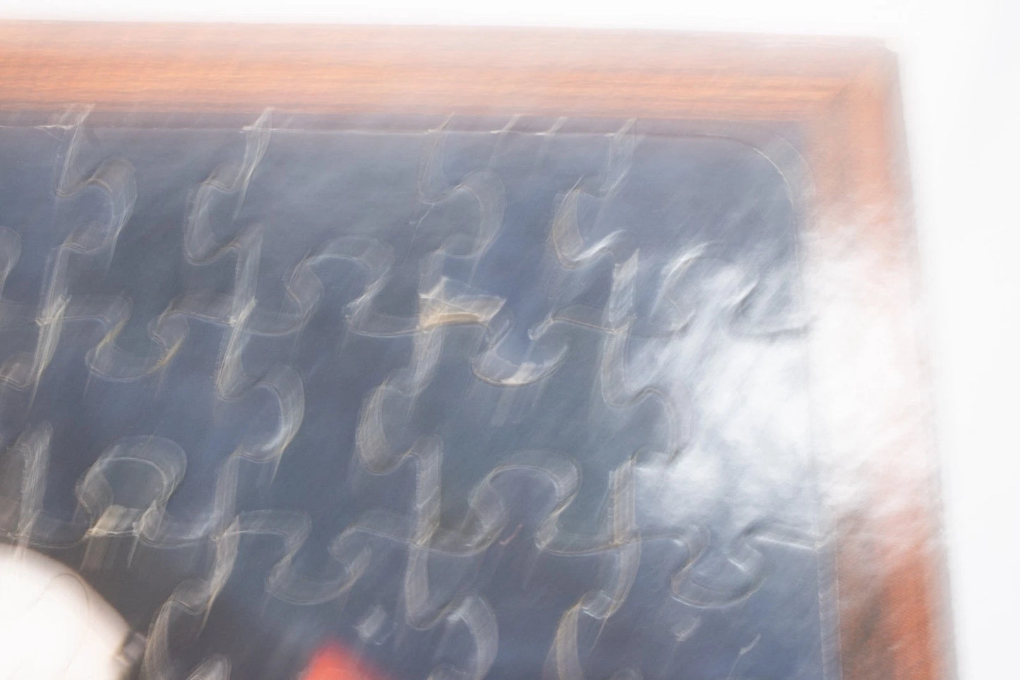 “Puppy Love & Patriotism” — 1980s PATCH PRODUCTS Wall Puzzle — Framed Americana