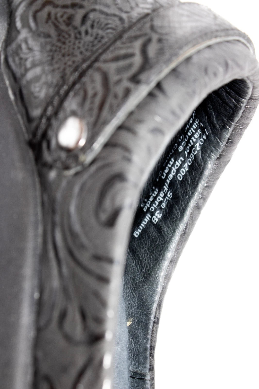 Dansko XP 2.0 Black Tooled Leather Clogs EU 38 US Women’s 7.5 Comfort Shoes