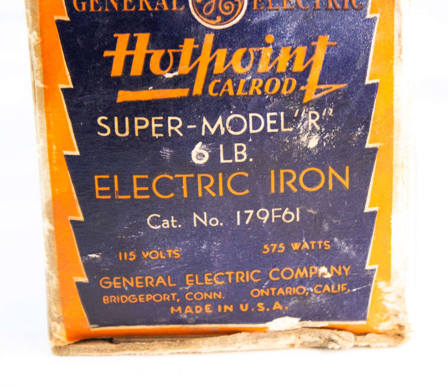 Vintage GE Hotpoint Calrod Electric Iron w/ Box – Art Deco Appliance