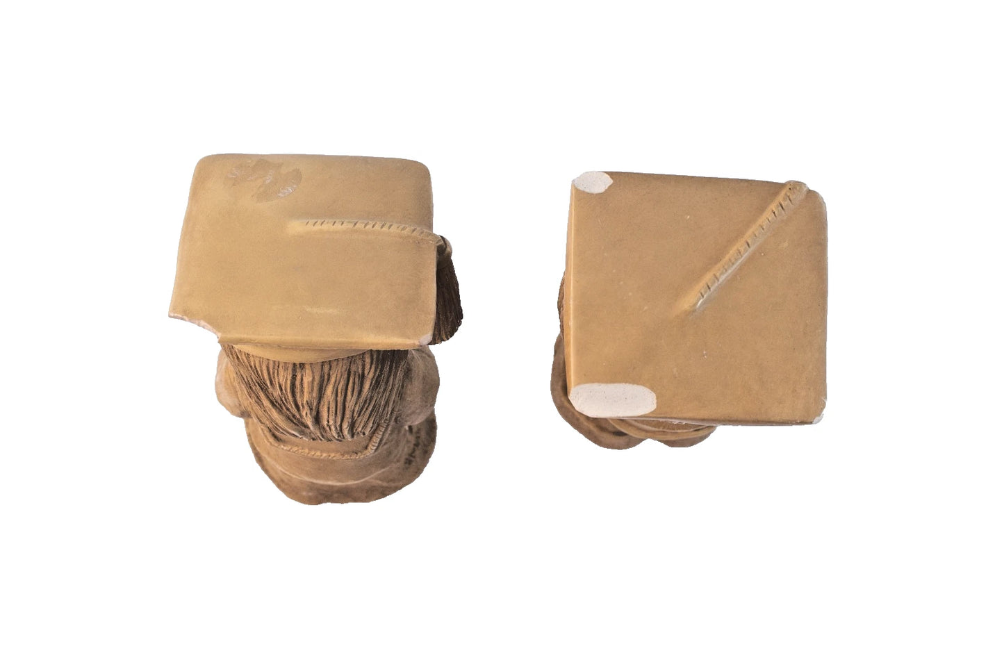 🎓 Fanny Kins “Wise Gal” & “Wise Guy” Graduation Figurine Set – 1970s Resin